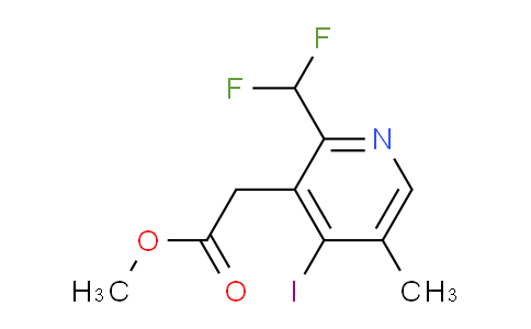 AM43223 | 1805419-66-2 | Methyl 2-(difluoromethyl)-4-iodo-5-methylpyridine-3-acetate