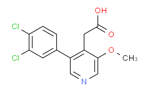 AM43231 | 1361471-16-0 | 3-(3,4-Dichlorophenyl)-5-methoxypyridine-4-acetic acid
