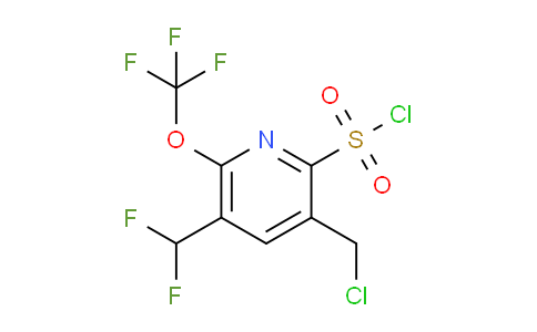 AM43234 | 1804369-89-8 | 3-(Chloromethyl)-5-(difluoromethyl)-6-(trifluoromethoxy)pyridine-2-sulfonyl chloride