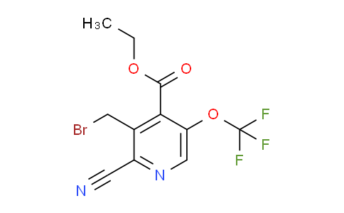 AM43235 | 1806113-85-8 | Ethyl 3-(bromomethyl)-2-cyano-5-(trifluoromethoxy)pyridine-4-carboxylate