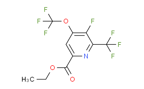 AM43243 | 1803667-59-5 | Ethyl 3-fluoro-4-(trifluoromethoxy)-2-(trifluoromethyl)pyridine-6-carboxylate