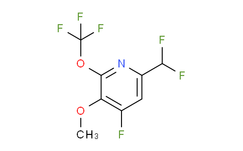 AM43245 | 1804430-55-4 | 6-(Difluoromethyl)-4-fluoro-3-methoxy-2-(trifluoromethoxy)pyridine