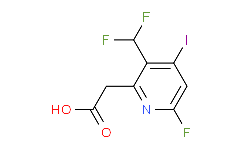 AM43248 | 1805563-88-5 | 3-(Difluoromethyl)-6-fluoro-4-iodopyridine-2-acetic acid