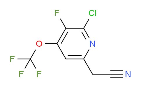 AM43250 | 1803647-13-3 | 2-Chloro-3-fluoro-4-(trifluoromethoxy)pyridine-6-acetonitrile