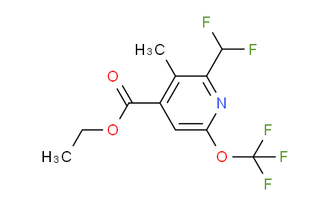 AM43258 | 1361791-19-6 | Ethyl 2-(difluoromethyl)-3-methyl-6-(trifluoromethoxy)pyridine-4-carboxylate