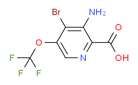 AM43273 | 1803917-35-2 | 3-Amino-4-bromo-5-(trifluoromethoxy)pyridine-2-carboxylic acid