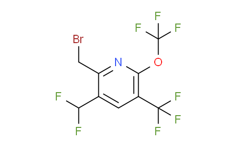 AM43276 | 1805298-22-9 | 2-(Bromomethyl)-3-(difluoromethyl)-6-(trifluoromethoxy)-5-(trifluoromethyl)pyridine