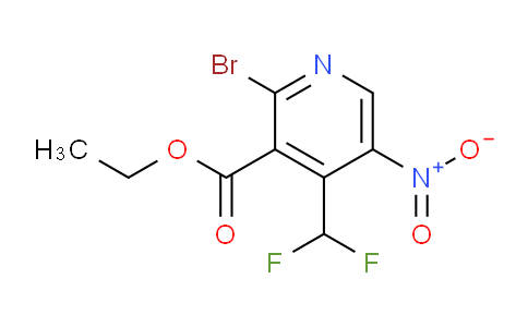 AM43277 | 1805448-33-2 | Ethyl 2-bromo-4-(difluoromethyl)-5-nitropyridine-3-carboxylate