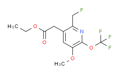 AM43292 | 1805098-54-7 | Ethyl 2-(fluoromethyl)-5-methoxy-6-(trifluoromethoxy)pyridine-3-acetate