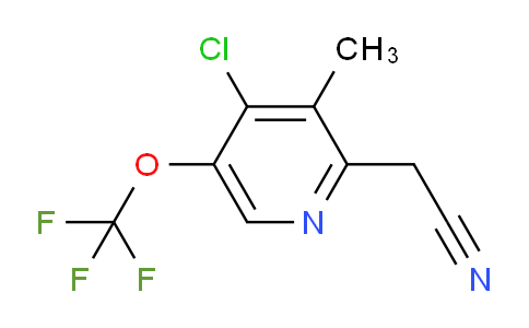 AM43295 | 1804736-50-2 | 4-Chloro-3-methyl-5-(trifluoromethoxy)pyridine-2-acetonitrile