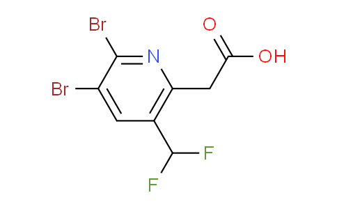 AM43304 | 1805968-83-5 | 2,3-Dibromo-5-(difluoromethyl)pyridine-6-acetic acid