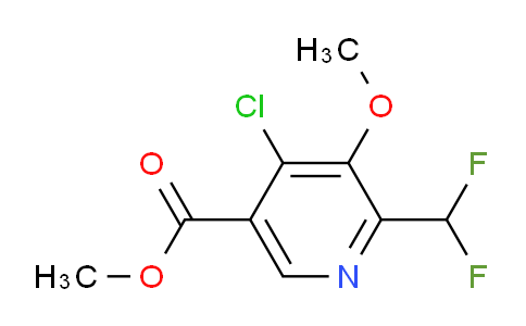 AM43308 | 1804372-78-8 | Methyl 4-chloro-2-(difluoromethyl)-3-methoxypyridine-5-carboxylate