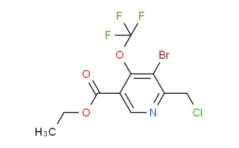 AM43336 | 1803936-44-8 | Ethyl 3-bromo-2-(chloromethyl)-4-(trifluoromethoxy)pyridine-5-carboxylate