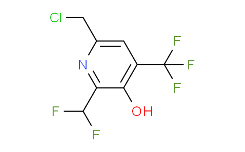 AM43341 | 1805093-73-5 | 6-(Chloromethyl)-2-(difluoromethyl)-3-hydroxy-4-(trifluoromethyl)pyridine