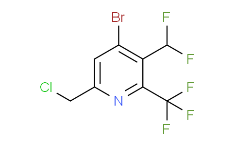 AM43346 | 1807002-24-9 | 4-Bromo-6-(chloromethyl)-3-(difluoromethyl)-2-(trifluoromethyl)pyridine