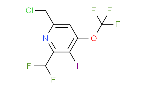 AM43348 | 1805978-61-3 | 6-(Chloromethyl)-2-(difluoromethyl)-3-iodo-4-(trifluoromethoxy)pyridine