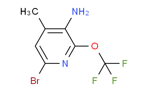 3-Amino-6-bromo-4-methyl-2-(trifluoromethoxy)pyridine