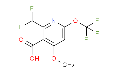 AM43370 | 1806755-21-4 | 2-(Difluoromethyl)-4-methoxy-6-(trifluoromethoxy)pyridine-3-carboxylic acid