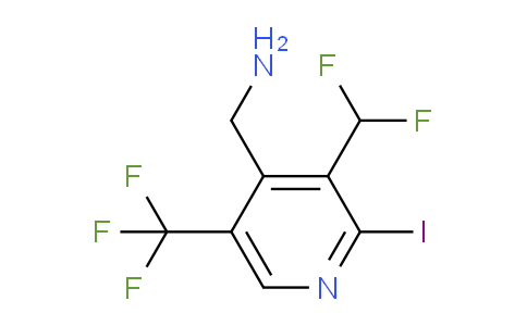 AM43384 | 1806859-00-6 | 4-(Aminomethyl)-3-(difluoromethyl)-2-iodo-5-(trifluoromethyl)pyridine