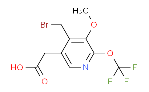 AM43388 | 1805070-28-3 | 4-(Bromomethyl)-3-methoxy-2-(trifluoromethoxy)pyridine-5-acetic acid
