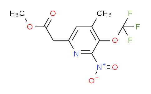 AM43389 | 1804709-25-8 | Methyl 4-methyl-2-nitro-3-(trifluoromethoxy)pyridine-6-acetate
