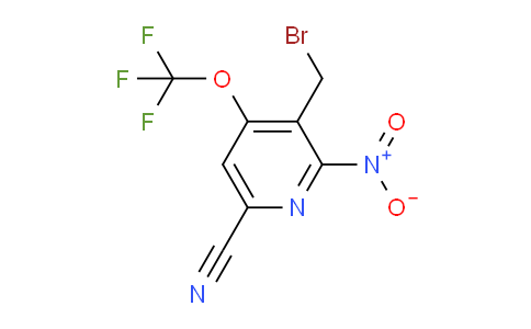 AM43390 | 1806151-99-4 | 3-(Bromomethyl)-6-cyano-2-nitro-4-(trifluoromethoxy)pyridine