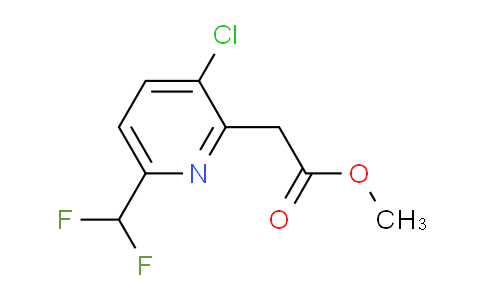 Methyl 3-chloro-6-(difluoromethyl)pyridine-2-acetate