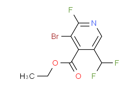 AM43408 | 1805401-11-9 | Ethyl 3-bromo-5-(difluoromethyl)-2-fluoropyridine-4-carboxylate