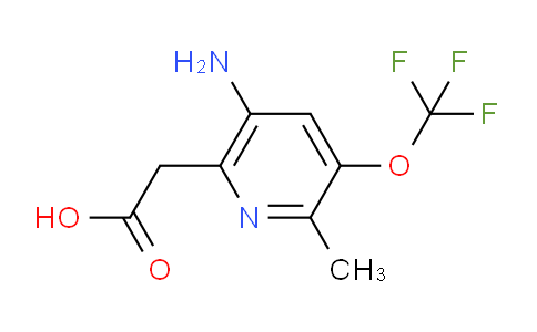 5-Amino-2-methyl-3-(trifluoromethoxy)pyridine-6-acetic acid