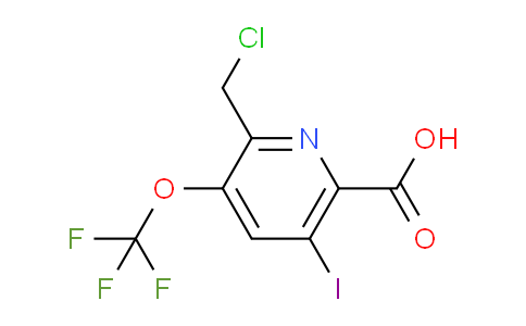 AM43418 | 1804356-27-1 | 2-(Chloromethyl)-5-iodo-3-(trifluoromethoxy)pyridine-6-carboxylic acid