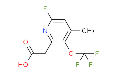 AM43421 | 1804816-42-9 | 6-Fluoro-4-methyl-3-(trifluoromethoxy)pyridine-2-acetic acid