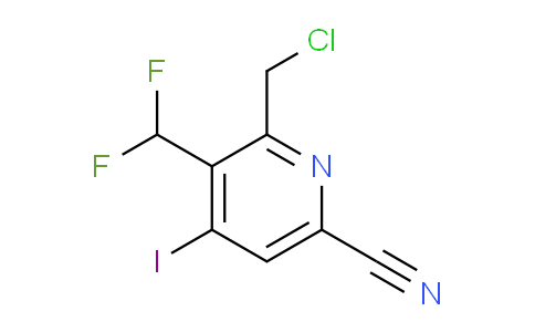 AM43422 | 1806947-20-5 | 2-(Chloromethyl)-6-cyano-3-(difluoromethyl)-4-iodopyridine
