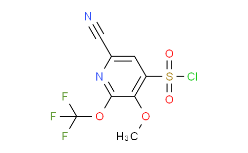 AM43424 | 1804701-75-4 | 6-Cyano-3-methoxy-2-(trifluoromethoxy)pyridine-4-sulfonyl chloride