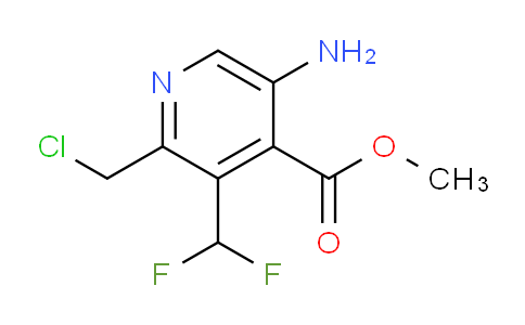 AM43425 | 1805364-14-0 | Methyl 5-amino-2-(chloromethyl)-3-(difluoromethyl)pyridine-4-carboxylate
