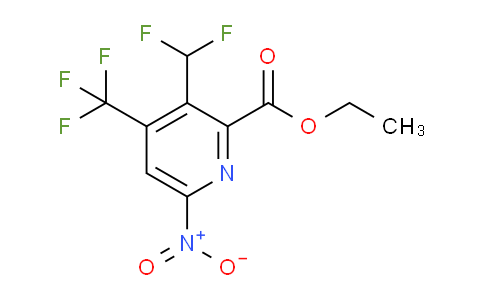 AM43426 | 1361888-27-8 | Ethyl 3-(difluoromethyl)-6-nitro-4-(trifluoromethyl)pyridine-2-carboxylate
