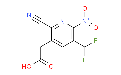 AM43435 | 1806954-88-0 | 2-Cyano-5-(difluoromethyl)-6-nitropyridine-3-acetic acid