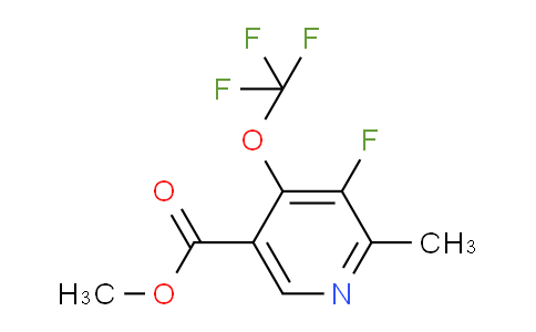 AM43437 | 1804432-81-2 | Methyl 3-fluoro-2-methyl-4-(trifluoromethoxy)pyridine-5-carboxylate