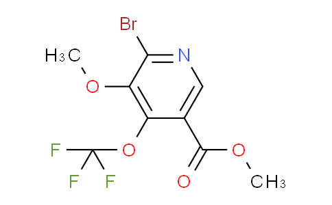AM43444 | 1804635-89-9 | Methyl 2-bromo-3-methoxy-4-(trifluoromethoxy)pyridine-5-carboxylate