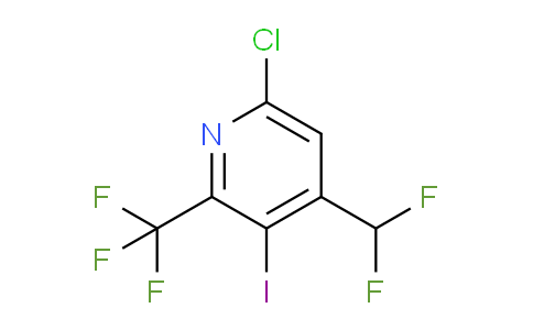 AM43448 | 1805387-06-7 | 6-Chloro-4-(difluoromethyl)-3-iodo-2-(trifluoromethyl)pyridine