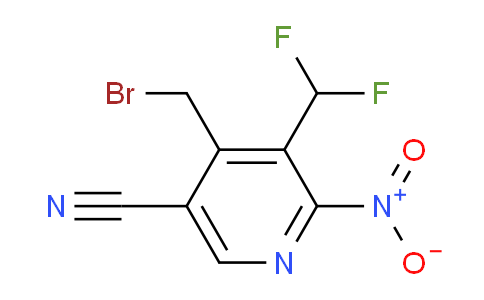 AM43477 | 1806957-48-1 | 4-(Bromomethyl)-5-cyano-3-(difluoromethyl)-2-nitropyridine