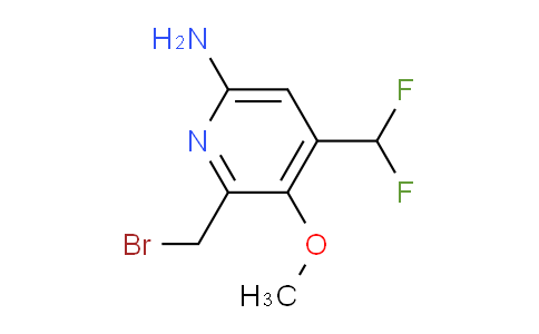 6-Amino-2-(bromomethyl)-4-(difluoromethyl)-3-methoxypyridine