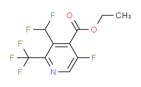 AM43489 | 1805618-63-6 | Ethyl 3-(difluoromethyl)-5-fluoro-2-(trifluoromethyl)pyridine-4-carboxylate
