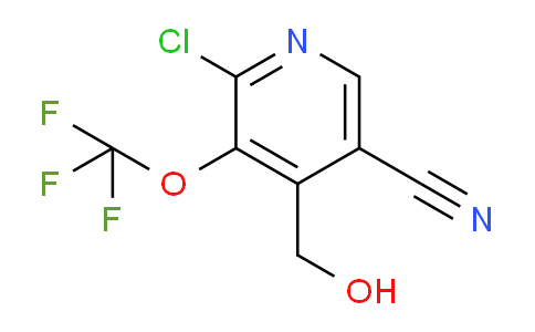2-Chloro-5-cyano-3-(trifluoromethoxy)pyridine-4-methanol