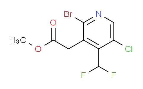 AM43508 | 1805341-46-1 | Methyl 2-bromo-5-chloro-4-(difluoromethyl)pyridine-3-acetate