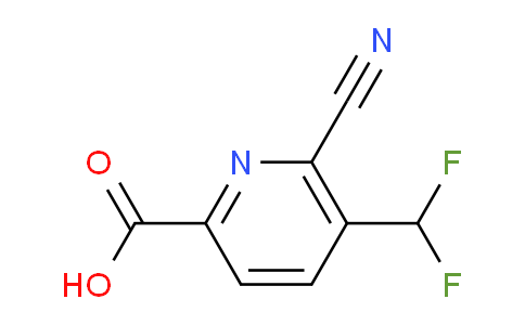 6-Cyano-5-(difluoromethyl)picolinic acid