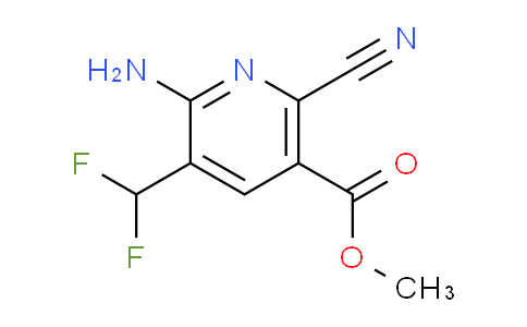 Methyl 2-amino-6-cyano-3-(difluoromethyl)pyridine-5-carboxylate