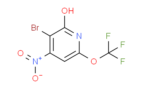 3-Bromo-2-hydroxy-4-nitro-6-(trifluoromethoxy)pyridine
