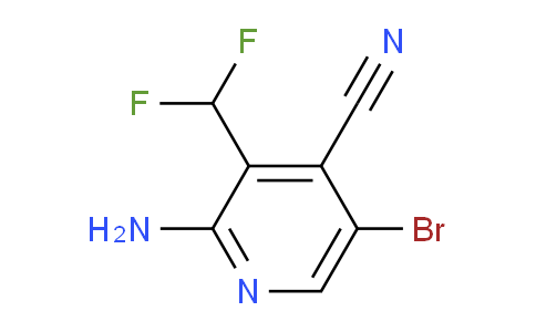 2-Amino-5-bromo-4-cyano-3-(difluoromethyl)pyridine