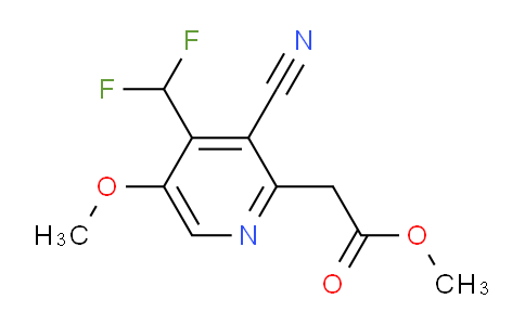 AM43541 | 1805018-99-8 | Methyl 3-cyano-4-(difluoromethyl)-5-methoxypyridine-2-acetate