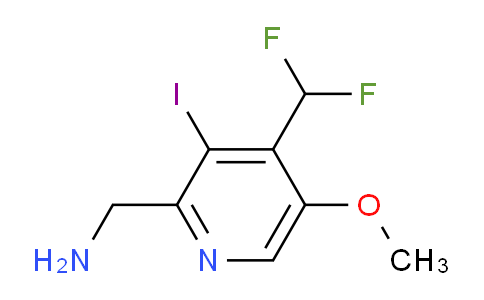 AM43554 | 1805408-24-5 | 2-(Aminomethyl)-4-(difluoromethyl)-3-iodo-5-methoxypyridine